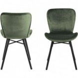 Krzesło tapicerowane Batilda VIC zielone marki Actona