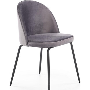 Krzesło tapicerowane K314 ciemny popiel marki Halmar