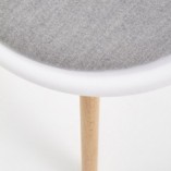 Krzesło ażurowe skandynawskie z tworzywa K308 białe marki Halmar