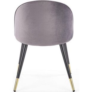 Krzesło tapicerowane glamour K315 ciemny popiel marki Halmar