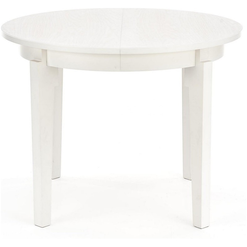 Stół rozkładany okrągły Sorbus II 100 biały marki Halmar
