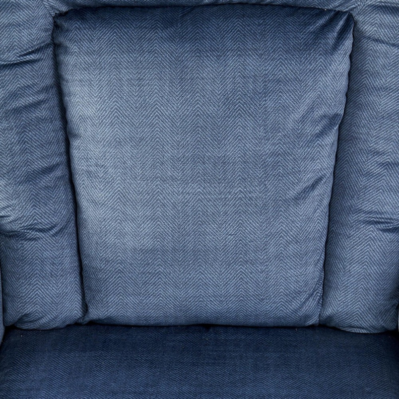 Fotel wypoczynkowy rozkładany niebieski marki Halmar