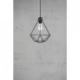 Lampa wisząca druciana geometryczna Tees 29 Czarna marki Nordlux