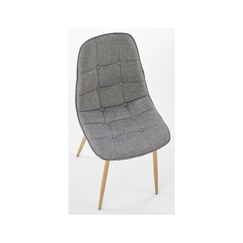 Krzesło pikowane tapicerowane K316 popiel marki Halmar