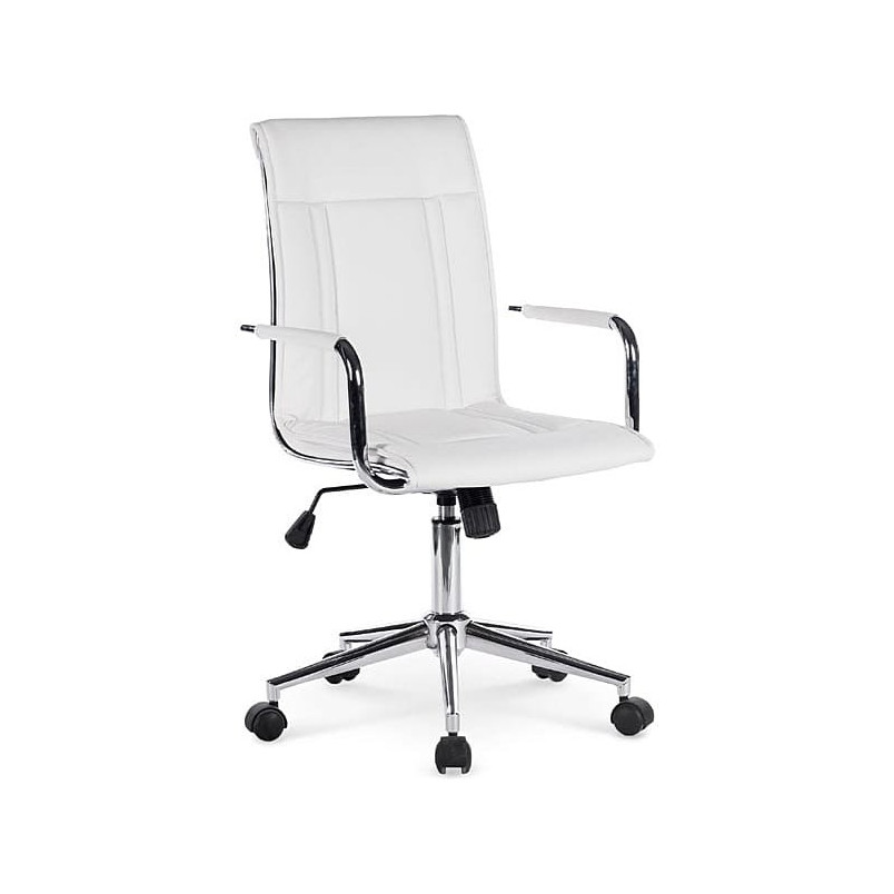 Krzesło biurowe obrotowe Porto II białe marki Halmar