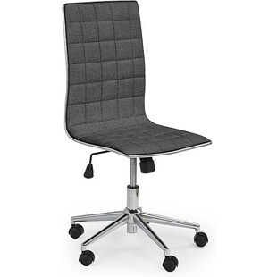 Krzesło biurowe obrotowe Tirol 2 ciemny popiel marki Halmar