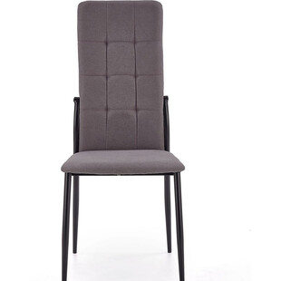Krzesło pikowane tapicerowane K334 popiel marki Halmar