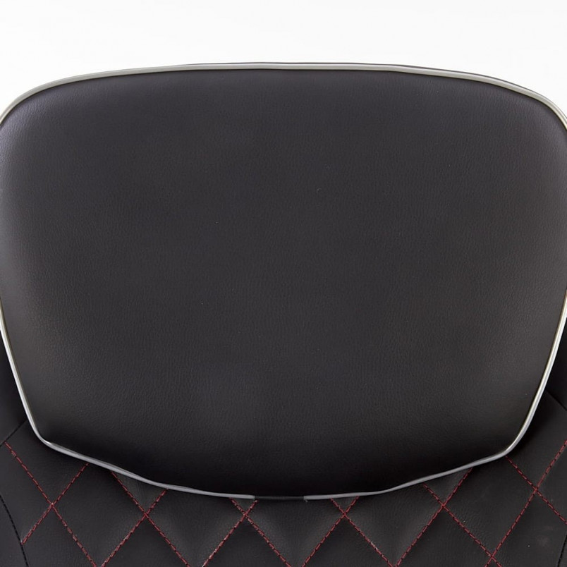 Fotel rozkładany z eksoskóry Camaro czarny marki Halmar