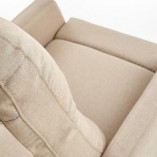 Fotel wypoczynkowy rozkładany Felipe beżowy marki Halmar