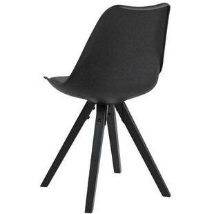 Krzesło designerskie z poduszką Dima czarne marki Actona