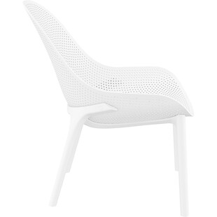Fotel plastikowy ogrodowy Sky Lounge białe marki Siesta