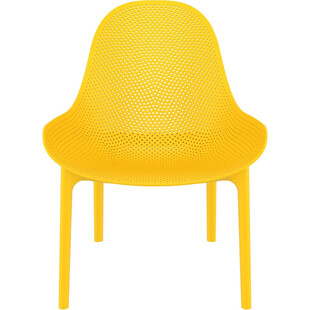 Fotel plastikowy ogrodowy Sky Lounge żółty marki Siesta