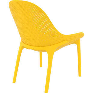 Fotel plastikowy ogrodowy Sky Lounge żółty marki Siesta