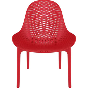 Fotel plastikowy ogrodowy Sky Lounge czerwony marki Siesta