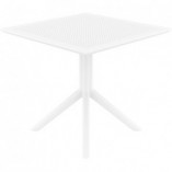 Stół ogrodowy plastikowy Sky 80x80 biały marki Siesta