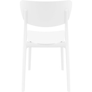 Krzesło z tworzywa Monna białe marki Siesta