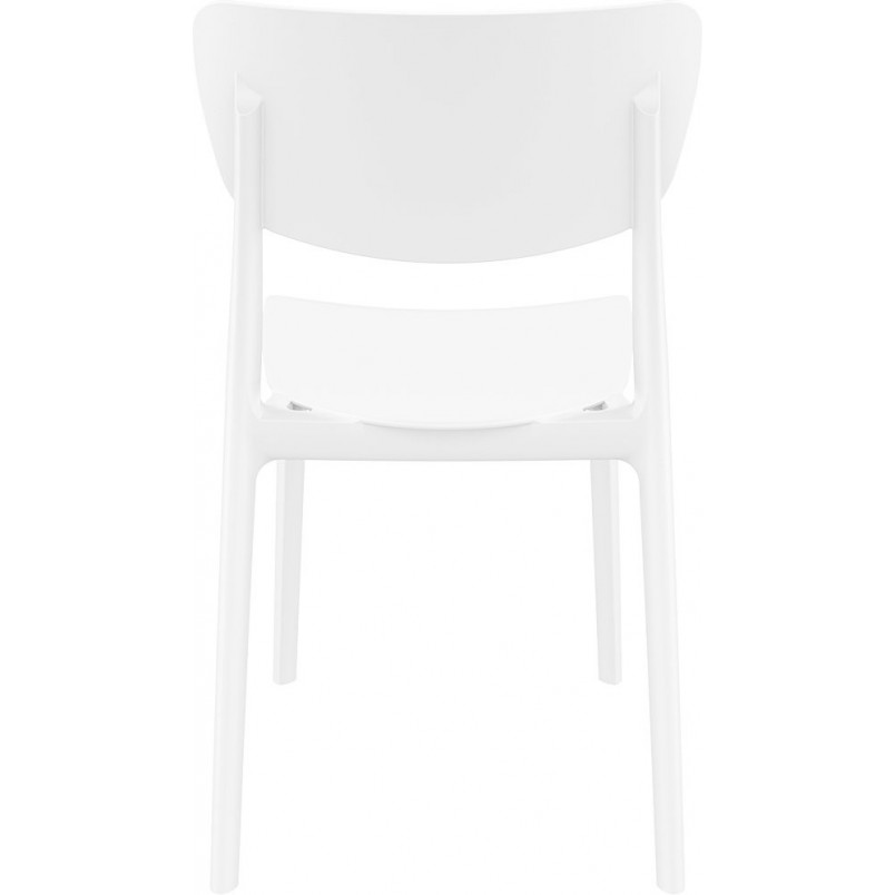 Krzesło z tworzywa Monna białe marki Siesta