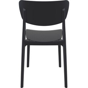 Krzesło z tworzywa Monna czarne marki Siesta