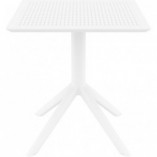 Stół ogrodowy plastikowy Sky 70x70 biały marki Siesta