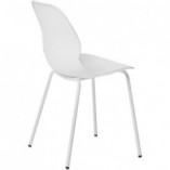 Krzesło z tworzywa Layer IV z tworzywa białe marki Simplet
