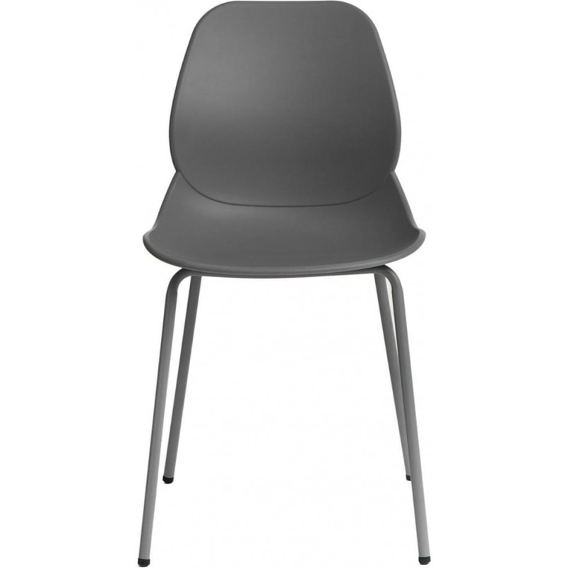 Krzesło z tworzywa Layer IV z tworzywa szare marki Simplet