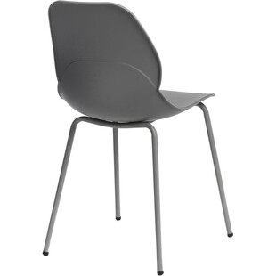 Krzesło z tworzywa Layer IV z tworzywa szare marki Simplet
