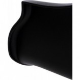 Krzesło biurowe na kółkach Roundy czarne marki Intesi
