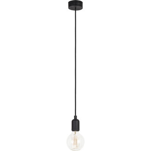 Lampa wisząca "żarówka" na kablu Silicone Czarna marki Nowodvorski
