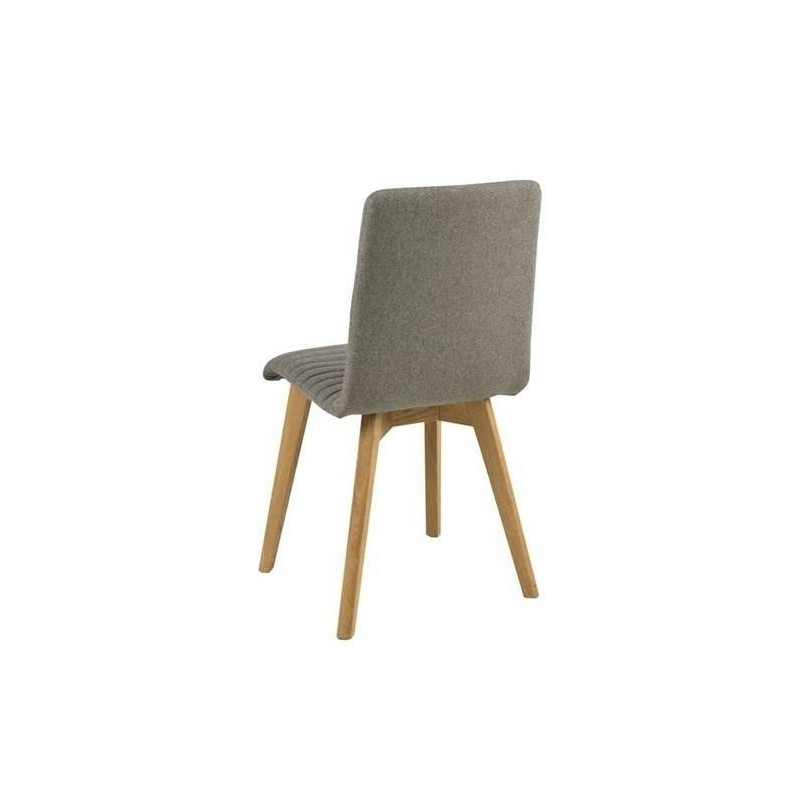 Krzesło tapicerowane na drewnianych nogach Arosa jasno szare marki Actona
