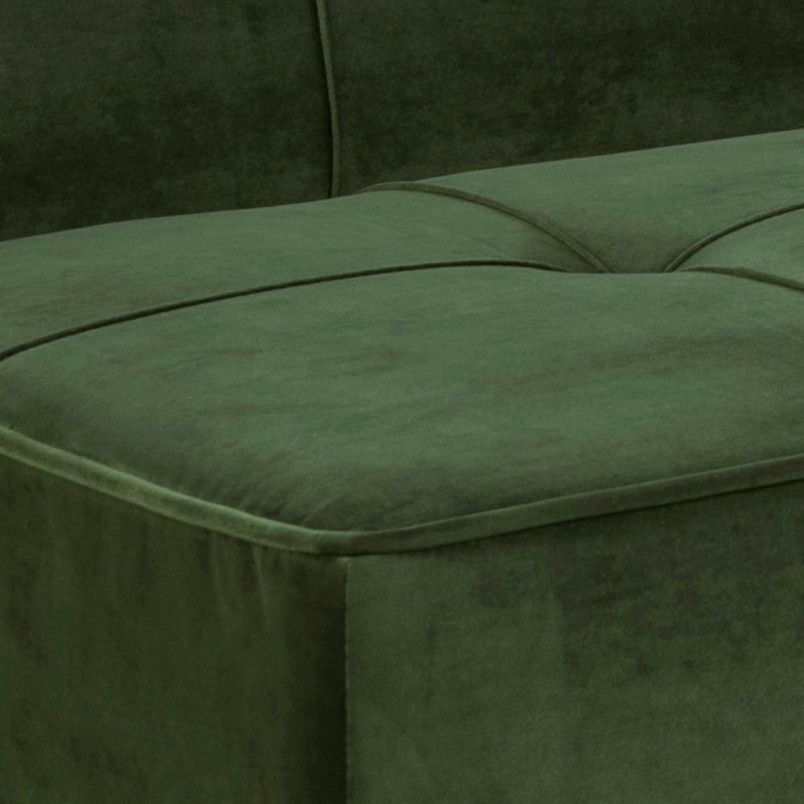 Sofa welurowa rozkładana 3 osobowa Perugia 198 zielona marki Actona