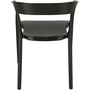 Krzesło z tworzywa Bow czarne marki Intesi