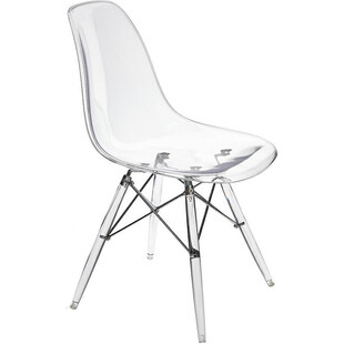 Krzesło przeźroczyste z tworzywa P016 marki D2.Design