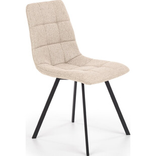 Krzesło pikowane tapicerowane K402 beżowe marki Halmar