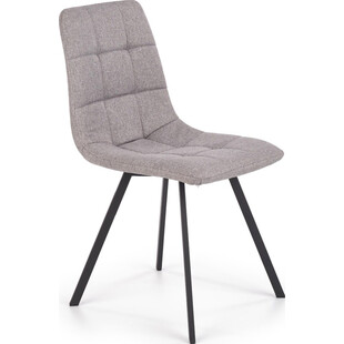 Krzesło pikowane tapicerowane K402 popiel marki Halmar