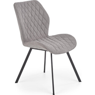 Krzesło pikowane tapicerowane K360 popiel marki Halmar