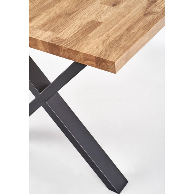Stół drewniany dębowy Apex 120x78 dąb naturalny marki Halmar