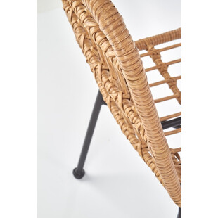 Krzesło rattanowe boho K401 naturalne marki Halmar