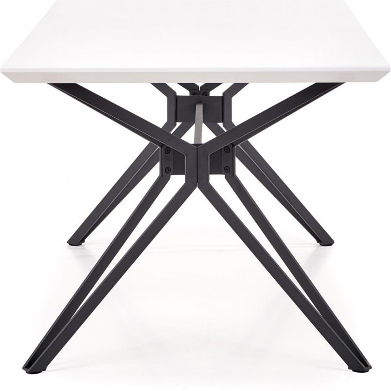 Stół prostokątny Pascal 160x90 białymarki Halmar