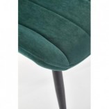 Krzesło welurowe K388 ciemno zielone marki Halmar