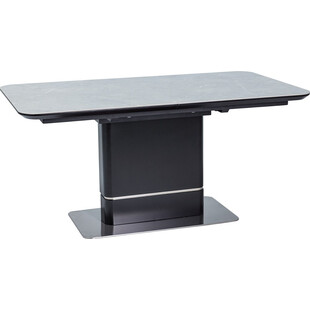 Stół rozkładany z marmurowym blatem Pallas 160x90 szary marmur marki Signal