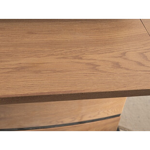 Stół rozkładany na jednej nodze Leonardo 140x80 dąb marki Signal