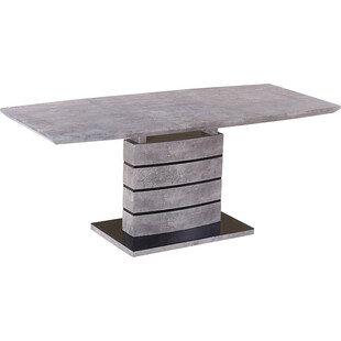 Stół rozkładany na jednej nodze Leonardo 140x80 beton marki Signal