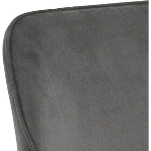 Krzesło tapicerowane z podłokietnikami Ranja Ciemno szare marki Actona