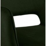 Krzesło tapicerowane z podłokietnikami Ranja Oliwkowe marki Actona