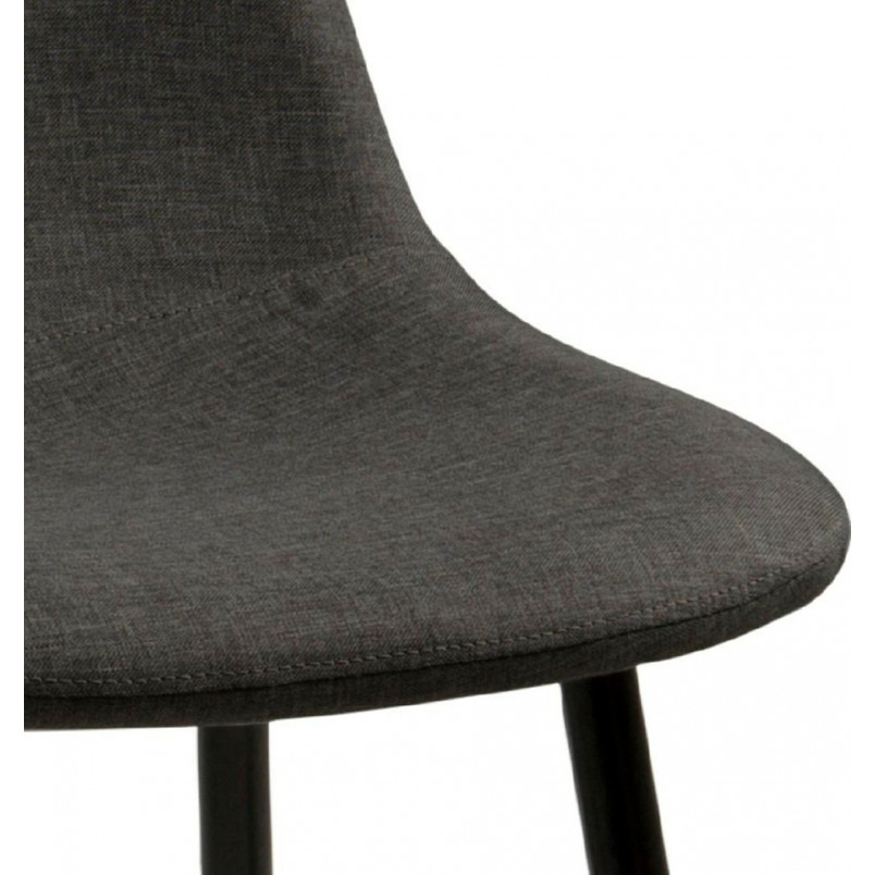 Krzesło tapicerowane Wilma szary/czarny marki Actona