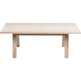 Prostokątny stolik kawowy drewniany A-Line 130x70 dąb bielony marki Actona