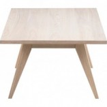 Prostokątny stolik kawowy drewniany A-Line 130x70 dąb bielony marki Actona