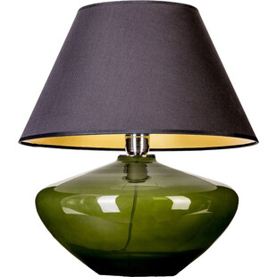 Lampa stołowa szklana Madrid Green Czarna marki 4Concept