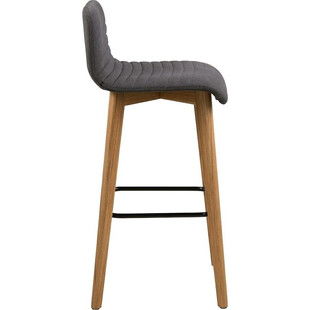 Krzesło barowe tapicerowane Arosa 75 antracytowe marki Actona