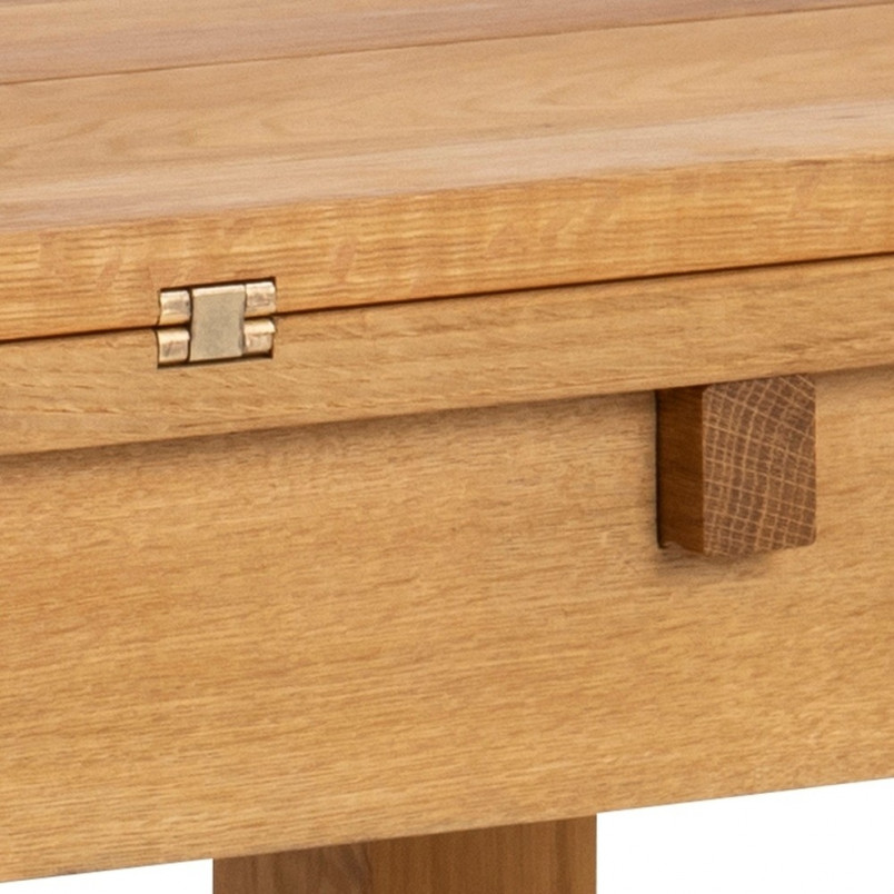 Stół rozkładany drewniany Kenley 100x90 dąb marki Actona